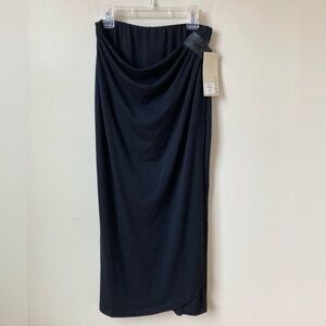 NWT Kenar Draped Jersey‎ Maxi Skirt